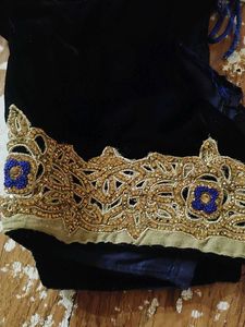 Embroidered Silk Saree