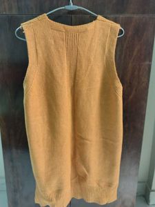 Brown Sleeveless Swater
