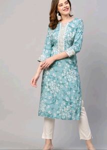 Soft Summer Straight Kurti