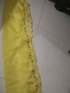 yellow duppata
