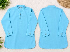 Men's Blue Kurta