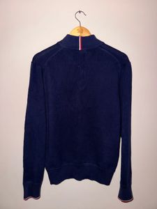 Tommy Hilfiger Navy Quarter Zip Sweater