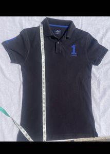 Hackett London Men's Black Polo T-Shirt