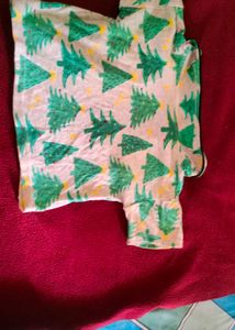 Night suit Adorable Christmas Tree Pajama Set