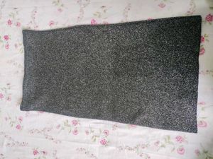 Sparkly Black Maxi Skirt