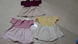 Pack of 3 Baby Girl Dresses