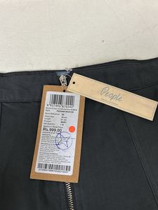 Black Faux Leather Mini Skirt