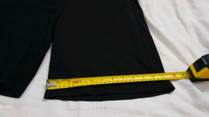 Designer Black Structured Athletic Shorts