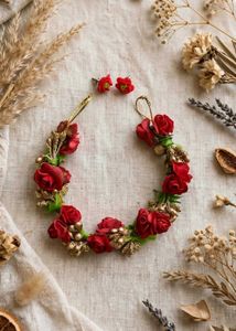 combo of hair Tiara with cute earings