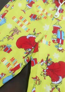 Green🟢 Lower Pyjama Red Cartoon Print 30 Waist
