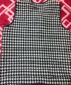 Houndstooth Vest