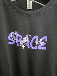 Unique "SPACE" Graphic T-Shirt