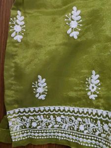 Beautiful Green Embroidered Kurta