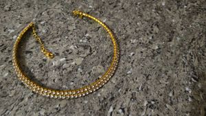 Stunning Rhinestone two Choker Necklace