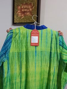 It's Narrow Cut Kurti With Fully Gher,