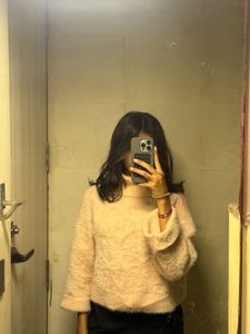 Cozy Pink Turtleneck Sweater
