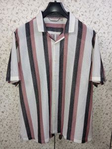 Baaamboos men's crochet shirt