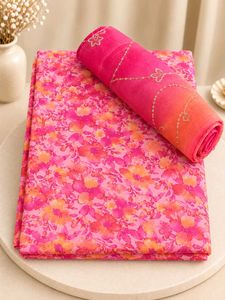 Premium Rajputi Floral Dress Material with Designe