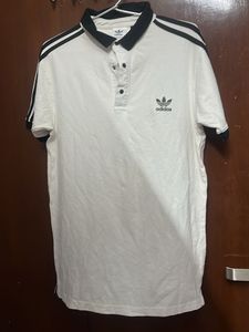 Adidas White Polo Shirt