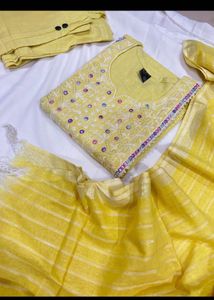 combo of two Elegant Maroon and Yellow Kurta Set