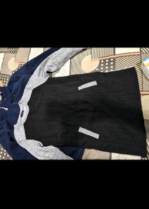 Blue Hooded Jacket dress and new facewash