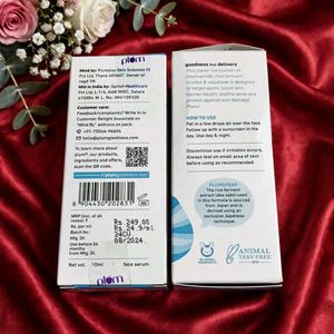Plum Rice Water &amp; Niacinamide Serum Duo
