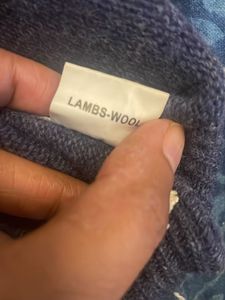 Men’s Button down Sweater, Lambs Wool