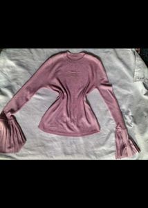 Pink Knit Top
