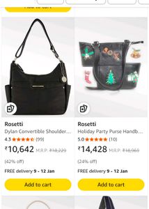 Rosetti Floral Handbag