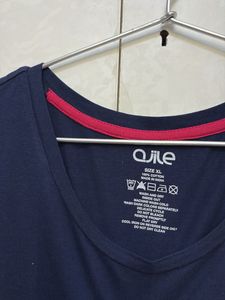 Navy Blue "Gille Athletic NYC" T-Shirt