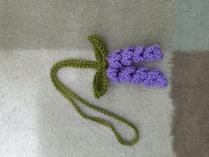 2 in 1 Handmade Crochet Hair Tie cum Keychain