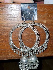 Hoop Jhumka Earrings