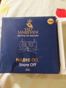 Ved Sanjeevani Nabhi Oil - Snore Off🩵