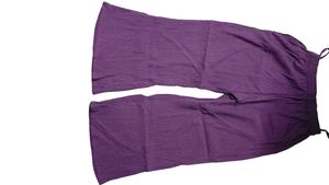 Purple Embroidered Kurta with Pants Set