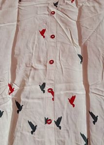 White Full Length Kurti