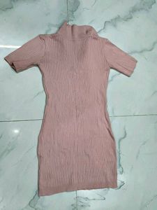 A Beautiful Light-Pink Knee Length dress