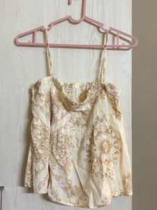 American Eagle Paisley Cami Top