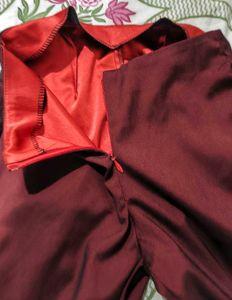 Chic Burgundy Trousers for girls