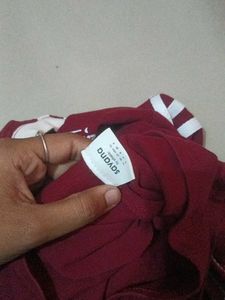 Maroon "World Wide" Graphic T-Shirt