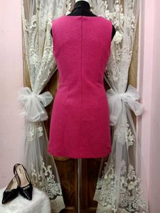 💖🖤Pink Dress with Black Details🖤💖