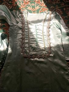 Elegant Mint Green Kurta Set