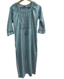 Grey Embroidery Kurti