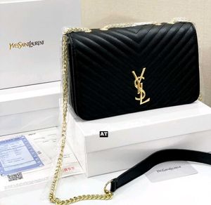 YSL JAMIE FLAP BAG QUILTED LEATHER* WD BOX