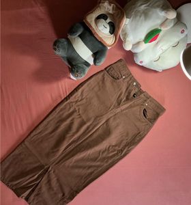 WESTSIDE Brown denim skirt
