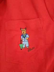 Red Polo with Bear