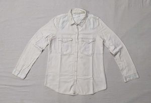 ZARA Classic White Denim Shirt