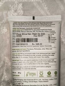 Plum Olive &amp; Macadamia Hair Mask