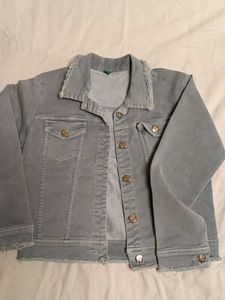 Stylish Grey Denim Jacket