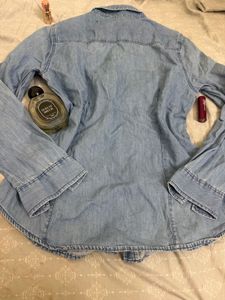 Classic Light Wash Denim Shirt