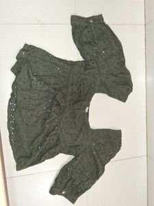 Embroidered Cotton Blouse